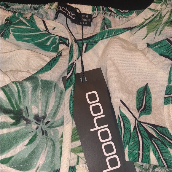 Two piece set flared high rise pants crop top - Picture 3 of 3